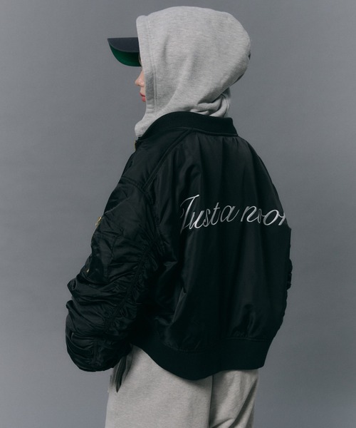 【新品未使用】LIBERE フード付きMA-1ジャケット LIBERE ブルゾン アウター リベーレ / MA-1 MK2 HOODIE ビッグ
