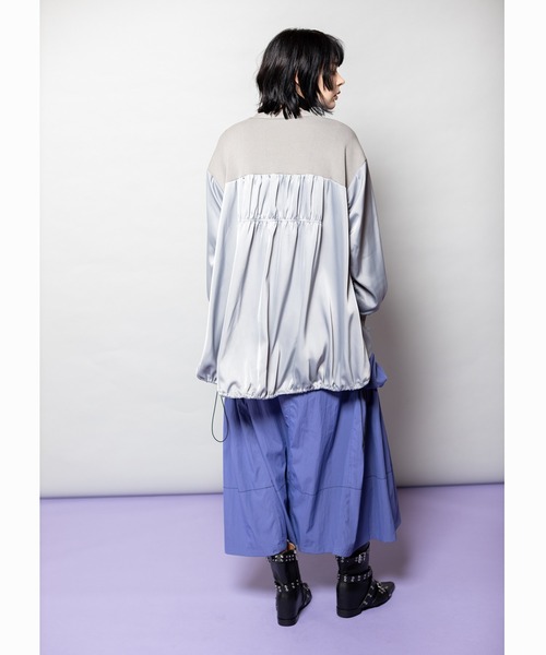 OSMOSIS（オズモーシス） ニット セーター バックロングジップニット