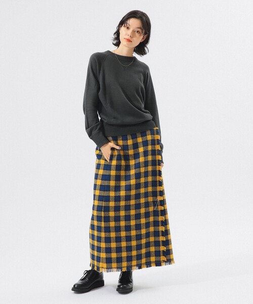 BEAMS BOY ビームス ボーイ ウールツイードスカート Mサイズ相当 BEAMS BOY ビームス ボーイ ウールツイードスカート Mサイズ相当