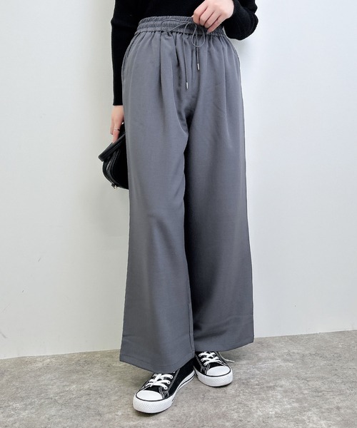 igi ワイドパンツ INGNI（イング） パンツ イージーワイドパンツ レディース : ZOZOTOWN