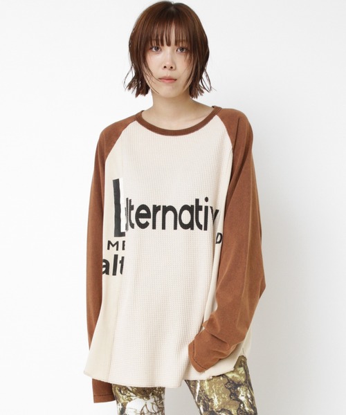 RNA（アールエヌエー） tシャツ M2555 リメイクラグランT レディース