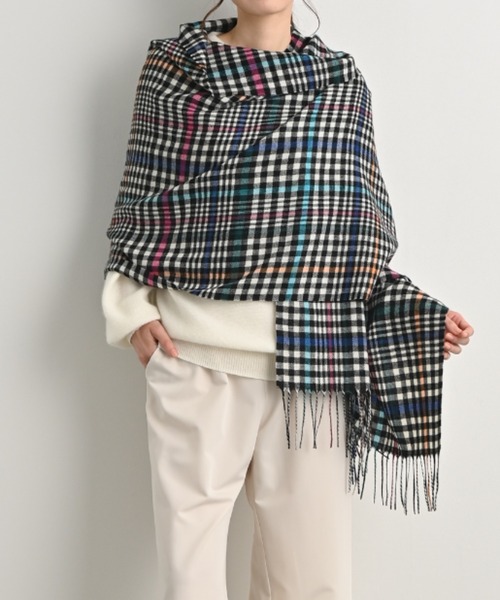 ストール マフラー 内モンゴル産アルバス カシミヤ100％ ふんわり紡毛