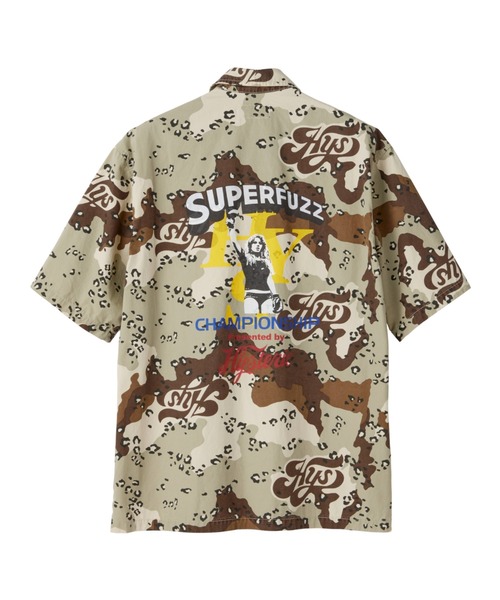 「HYSTERIC GLAMOUR」 半袖シャツ MEDIUM ベージュ系その他 メンズの画像
