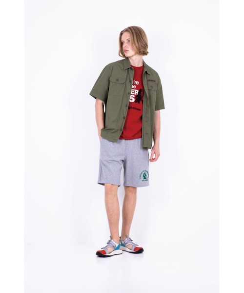 「HYSTERIC GLAMOUR」 半袖シャツ MEDIUM ベージュ系その他 メンズの画像