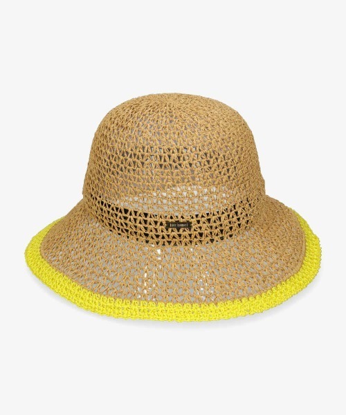 「kaorinomori」 ストローハット M/57.5cm ベージュ レディース_画像4