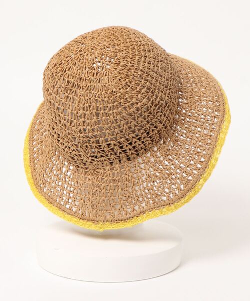 「kaorinomori」 ストローハット M/57.5cm ベージュ レディース_画像5