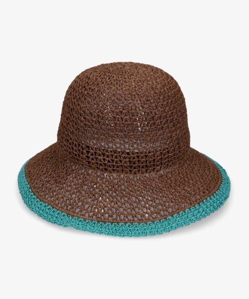 「kaorinomori」 ストローハット M/57.5cm ベージュ レディース_画像7