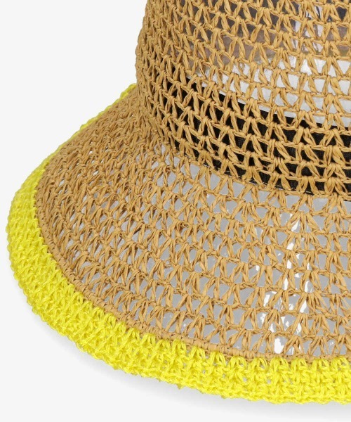 「kaorinomori」 ストローハット M/57.5cm ベージュ レディース_画像9