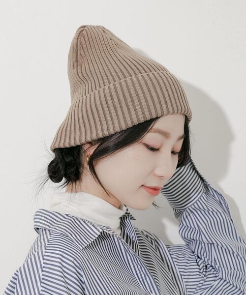 OZONE COMMUNITY ニットキャップ レディース A'GEM/9 × .kom『HONE J X TARGETTO』HONEY HEART BEANIE/ハニーハート