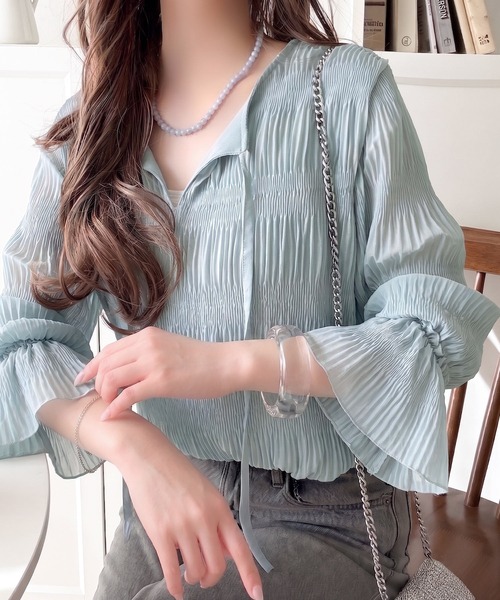 classicalelf（クラシカルエルフ） ブラウス シャツ 夏 涼やかに、品