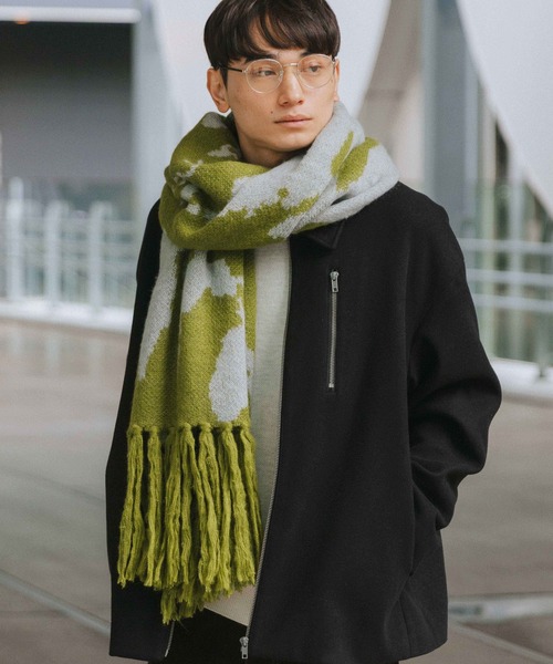 LAKOLE（ラコレ） マフラー ジャガードマフラー / 581249 メンズ