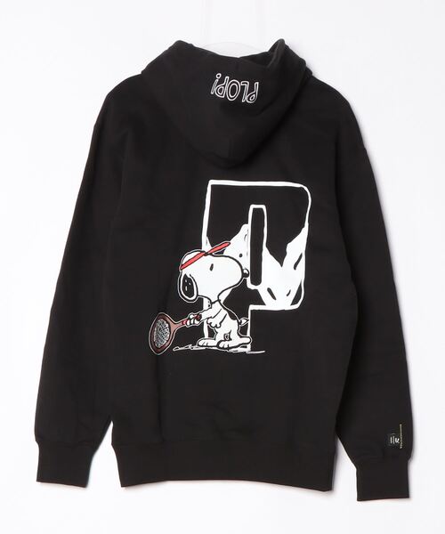 「PUMA」 プルオーバーパーカー「PEANUTSコラボ」 X-SMALL ブラック レディース_画像2