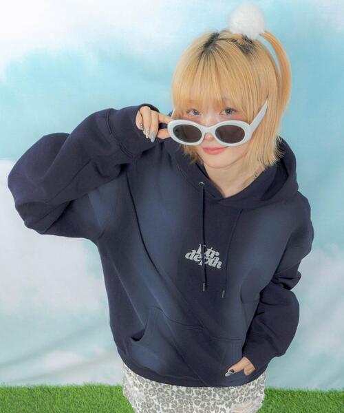 LTR DEPTH パーカー LTR DEPTH/ハートモチーフプルパーカー メンズ