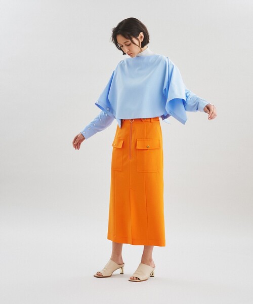 「GRACE CONTINENTAL」 長袖シャツ 36 ブルー レディースの画像6