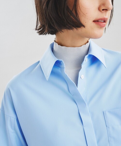 「GRACE CONTINENTAL」 長袖シャツ 36 ブルー レディースの画像7