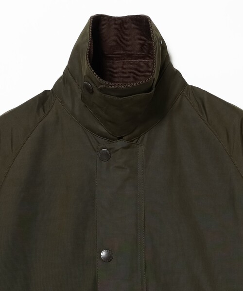 ブルゾン アウター 「別注」Barbour / BEDALE CLASSIC FIT ポリエステルコットン ピーチスキン ジャケットの画像