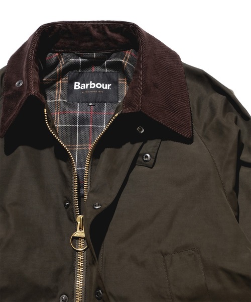 ブルゾン アウター 「別注」Barbour / BEDALE CLASSIC FIT ポリエステルコットン ピーチスキン ジャケットの画像