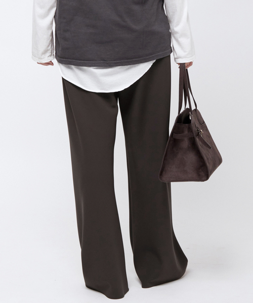 「AP STUDIO」 イージーパンツ 36 ブラック レディース_画像3