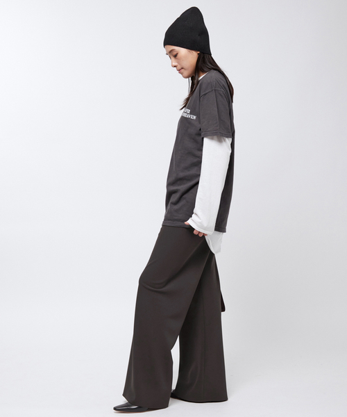 「AP STUDIO」 イージーパンツ 36 ブラック レディース_画像5