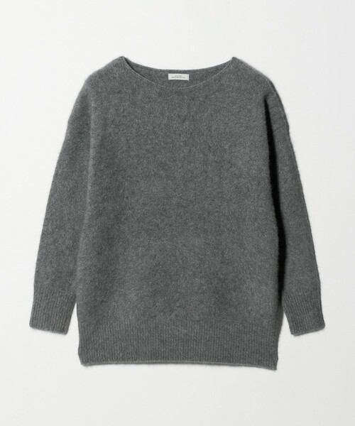 グリーンレーベル ニット セーター ヘアリーニット グレー レディース green label relaxing（グリーンレーベルリラクシング） ニット