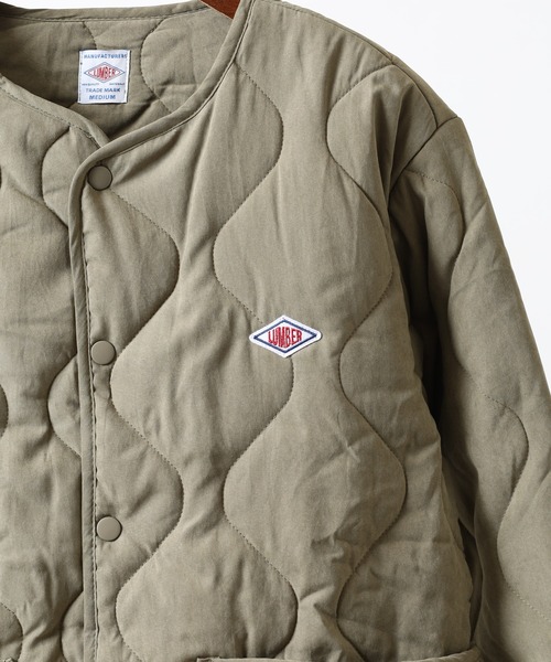 LUMBER ジャケット ノーカラージャケット キルティングジャケット