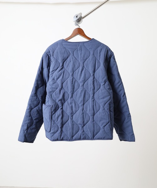 LUMBER ジャケット ノーカラージャケット キルティングジャケット