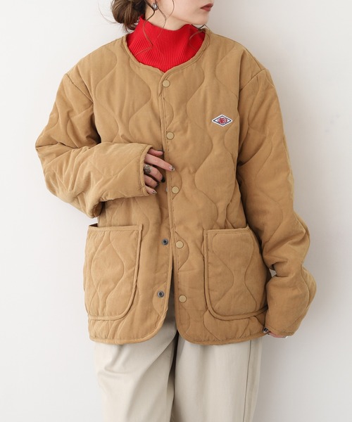 LUMBER ジャケット ノーカラージャケット キルティングジャケット