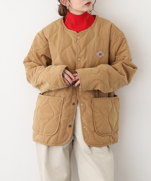 LUMBER ジャケット ノーカラージャケット キルティングジャケット