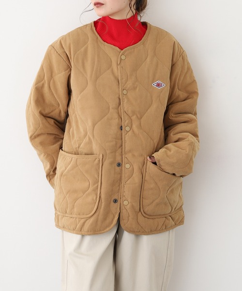 LUMBER ジャケット ノーカラージャケット キルティングジャケット