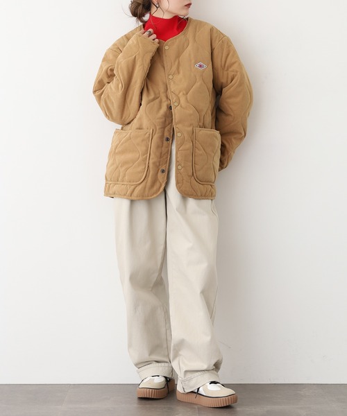 LUMBER ジャケット ノーカラージャケット キルティングジャケット