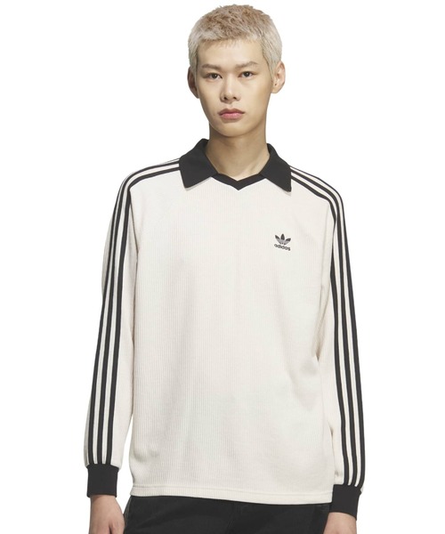 adidas（アディダス） ポロシャツ adidas WAFFLE LONG SLEEVE POLO