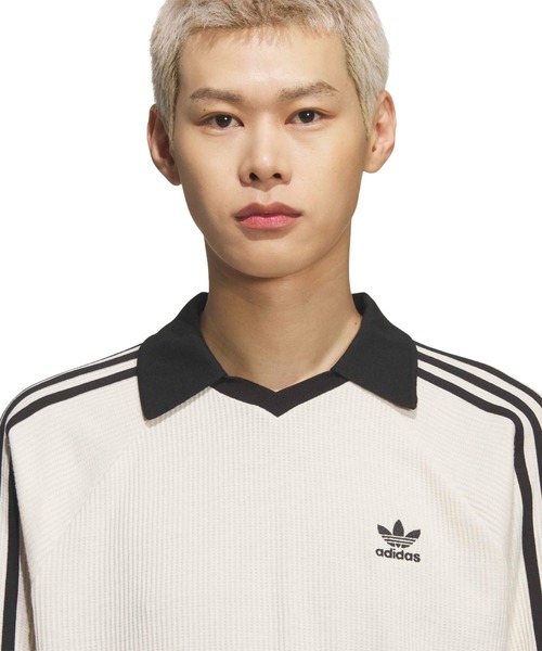 adidas（アディダス） ポロシャツ adidas WAFFLE LONG SLEEVE POLO