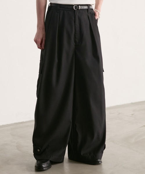 LUENNA カーゴパンツ 「LUENNA」Wide Leg Cargo Pants / ワイドレッグ