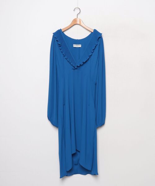 BALENCIAGA（バレンシアガ） 長袖ワンピース 34 ブルー レディース
