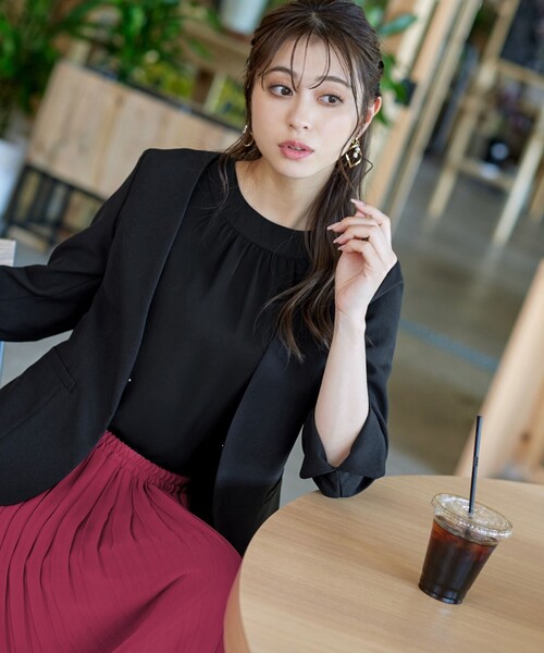 「Tiaclasse」 半袖ブラウス X-LARGE ミント レディース_画像9