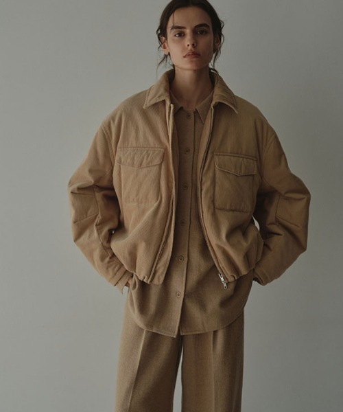 ETRE TOKYO（エトレトウキョウ） ブラウス シャツ ウールツイル