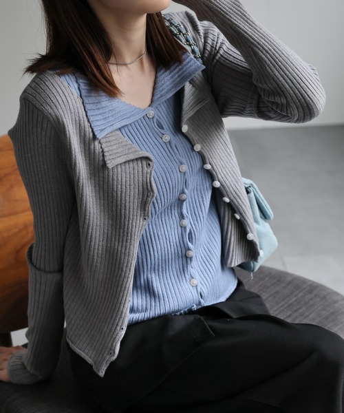 PUTOMAYO カーディガン スポンディッシュブークレーニットカーディガン｜MEN｜251IST70-212C