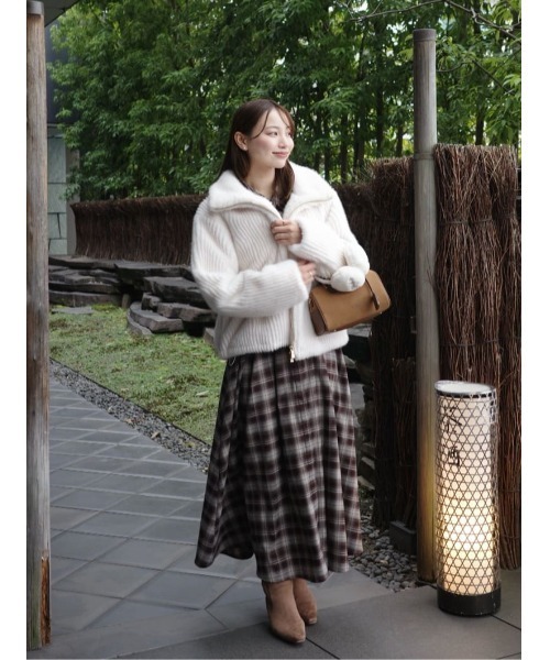 Her lip to ブルゾン アウター Twila Faux Fur Zip Jacket レディース