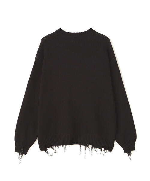 「DANKE SCHON」 長袖ニット L ブラック メンズ_画像4