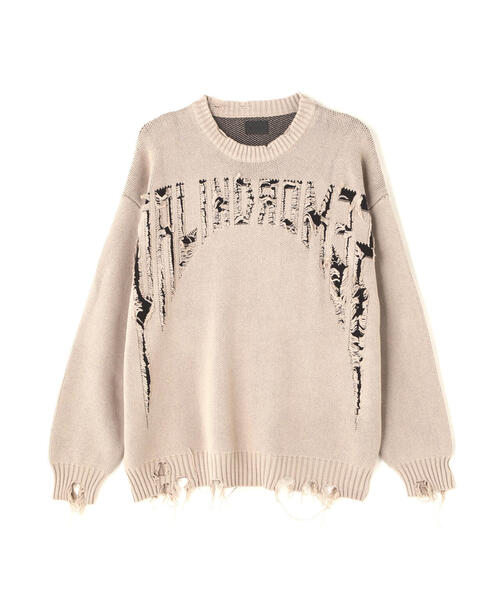 「DANKE SCHON」 長袖ニット L ブラック メンズ_画像6