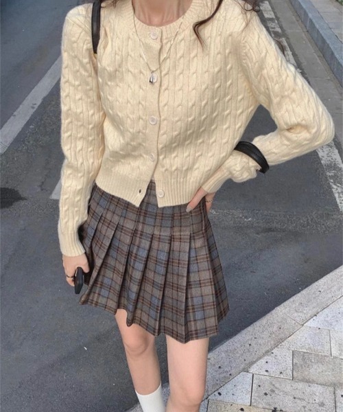 「gossip！ロサンゼルス」 ニットカーディガン FREE グレー レディース_画像4