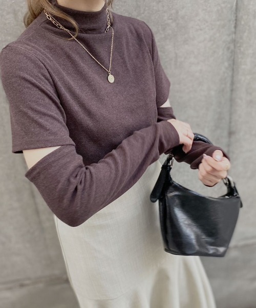 「Reurie'」 ハンドバッグ FREE シルバー レディース_画像2