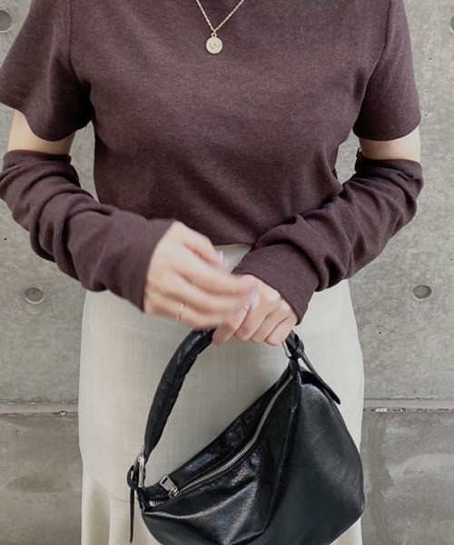 「Reurie'」 ハンドバッグ FREE シルバー レディース_画像5