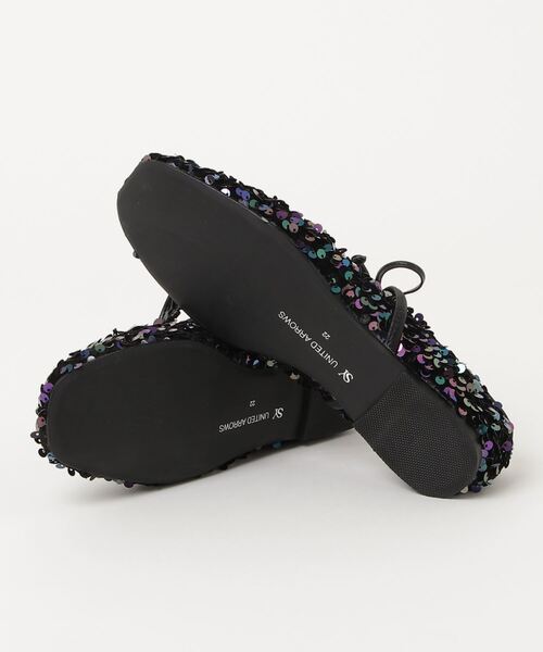 「SY UNITED ARROWS」 フラットパンプス 25cm ブラック レディース_画像3