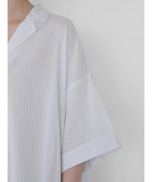 「AMERICAN HOLIC」 7分袖ブラウス M ブルー系その他4 レディース_画像2