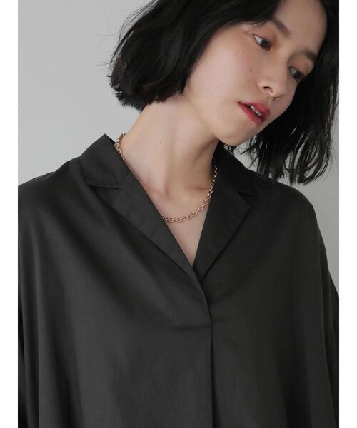 「AMERICAN HOLIC」 7分袖ブラウス M ブルー系その他4 レディース_画像3