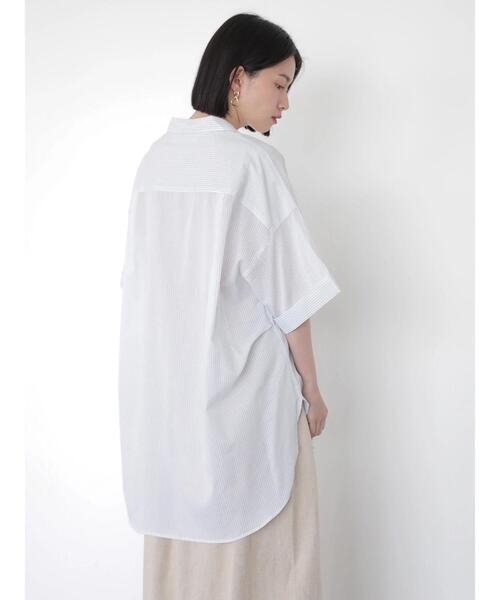 「AMERICAN HOLIC」 7分袖ブラウス M ブルー系その他4 レディース_画像4
