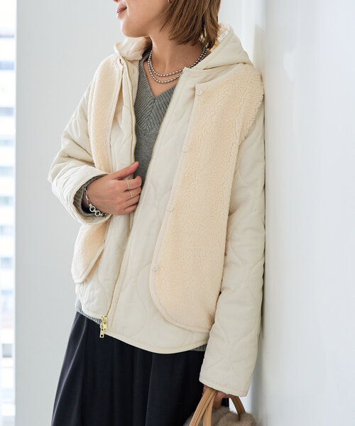 「un dix cors」 ブルゾン FREE ブラック レディース_画像3