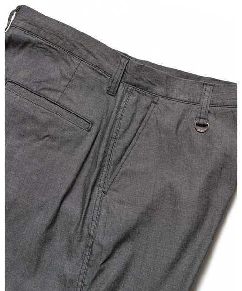 ワイドパンツ ジーンズ STRETCH DENIM TAPERED CROPPED PANTS メンズ レディースの画像