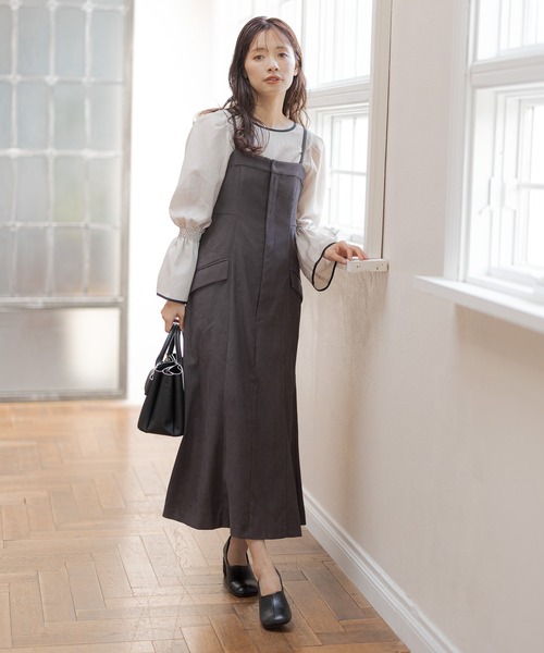 「mysty woman」 長袖ブラウス FREE ブラック レディース_画像5